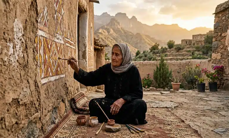 جذور فن القَط العسيري في الثقافة السعودية 