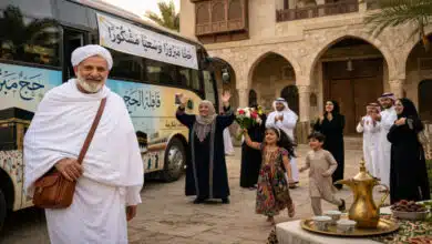 عادات استقبال الحجاج في البلاد العربية بين أصالة التقاليد والفرحة بعودة ضيوف الرحمن عادات استقبال الحجاج في البلاد العربية بين أصالة التقاليد والفرحة بعودة ضيوف الرحمن