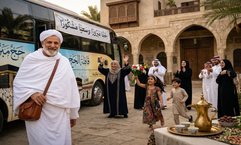 عادات استقبال الحجاج في البلاد العربية بين أصالة التقاليد والفرحة بعودة ضيوف الرحمن عادات استقبال الحجاج في البلاد العربية بين أصالة التقاليد والفرحة بعودة ضيوف الرحمن