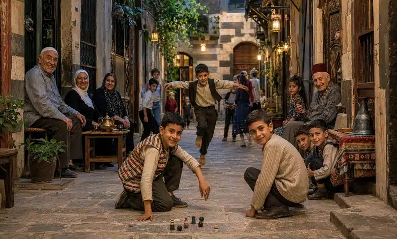 ألعاب الحارة القديمة بالشام كالبرجاس والغميضة ألعاب الحارة القديمة بالشام وجذورها الاجتماعية في الذاكرة الشعبية