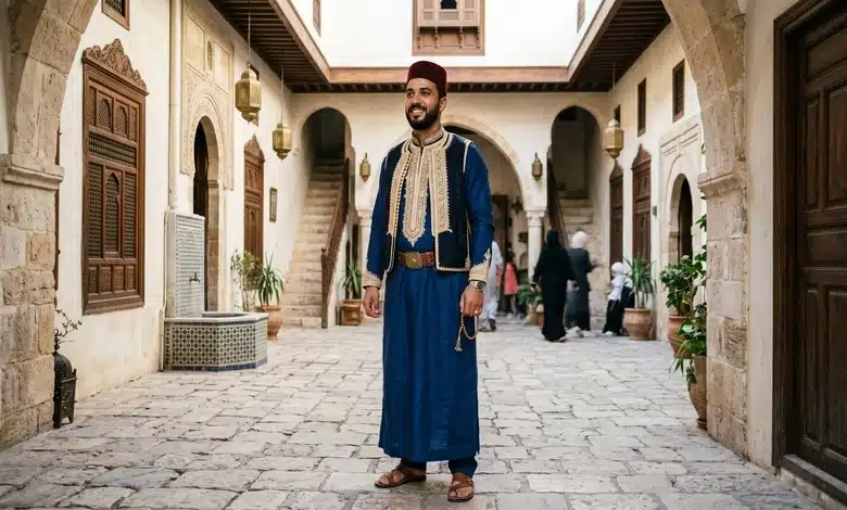 الزي الليبي التقليدي للأفراح بين الأصالة وأناقة الحاضر الزي الليبي التقليدي للأفراح بين التراث والحداثة