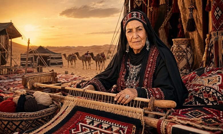 تاريخ حرفة السدو السعودي وكيف جسدت هوية البادية عبر الأجيال تاريخ حرفة السدو السعودي وكيف جسدت هوية البادية عبر الأجيال