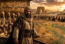 خريطة الفتوحات الإسلامية في عهد الخلفاء الراشدين