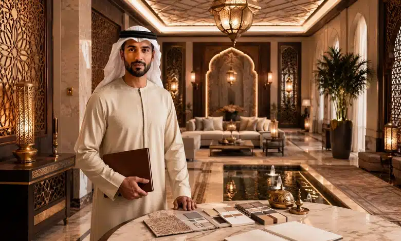 عناصر تصميم المساحات الداخلية في الفنادق الإسلامية العصرية