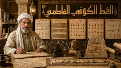 قواعد الخط الكوفي الفاطمي وكيفية تمييز حروفه قواعد الخط الكوفي الفاطمي وكيفية تمييز حروفه