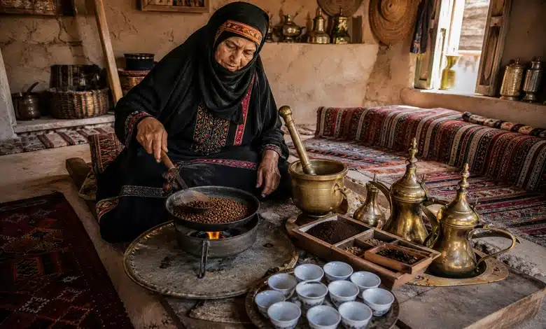 تاريخ القهوة العربية إرث الكرم الذي بدأ من ميناء المخا وامتد إلى العالم مراحل تحضير القهوة العربية عبر التاريخ