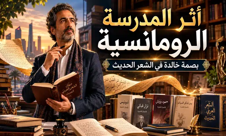 أهم خصائص المدرسة الرومانسية في الشعر العربي أثر المدرسة الرومانسية في الشعر العربي الحديث