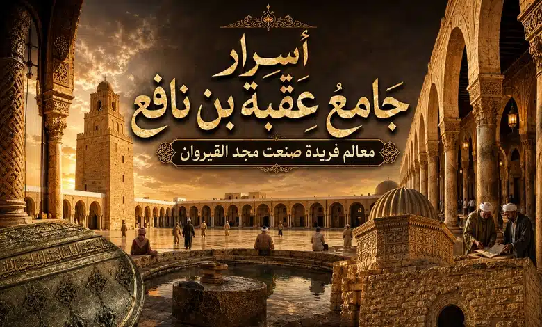 جامع عقبة بن نافع بالقيروان منارة العمارة الإسلامية المبكرة أسرار جامع عقبة بن نافع بالقيروان ومعالمه الفريدة