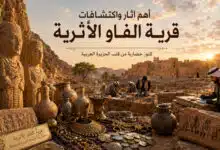 أهم آثار واكتشافات قرية الفاو الأثرية أهم آثار واكتشافات قرية الفاو الأثرية