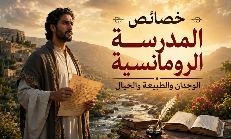 أهم خصائص المدرسة الرومانسية في الشعر العربي أهم خصائص المدرسة الرومانسية في الشعر العربي