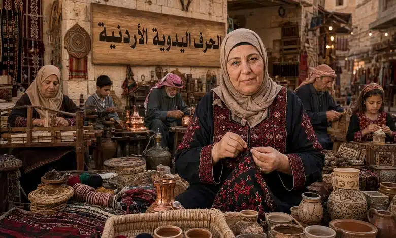 الحرف اليدوية الأردنية وأثرها في دعم الأسر والمجتمعات المحلية 