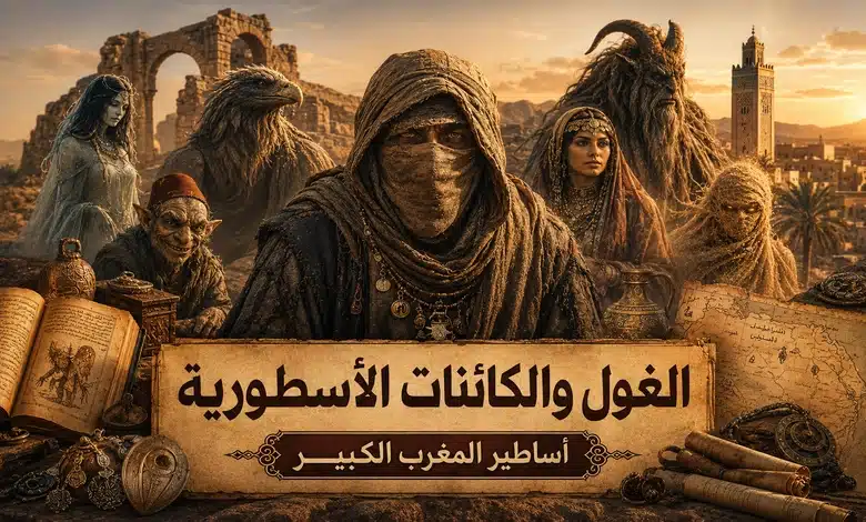 الغول وعلاقته بالكائنات الأسطورية الأخرى 