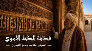 النقوش الكتابية بجامع القيروان كشاهد على فخامة الخط الأموي النقوش الكتابية بجامع القيروان كشاهد على فخامة الخط الأموي