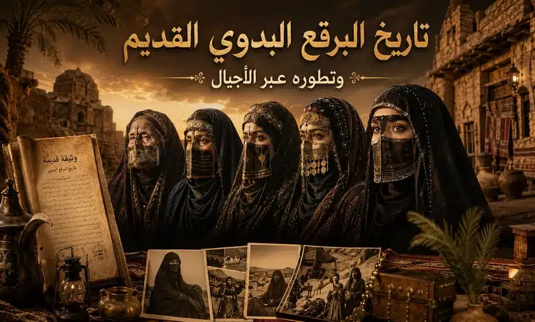 مسميات وأنواع البرقع البدوي القديم غطاء الوجه عند نساء الصحراء تاريخ البرقع البدوي القديم وتطوره عبر الأجيال