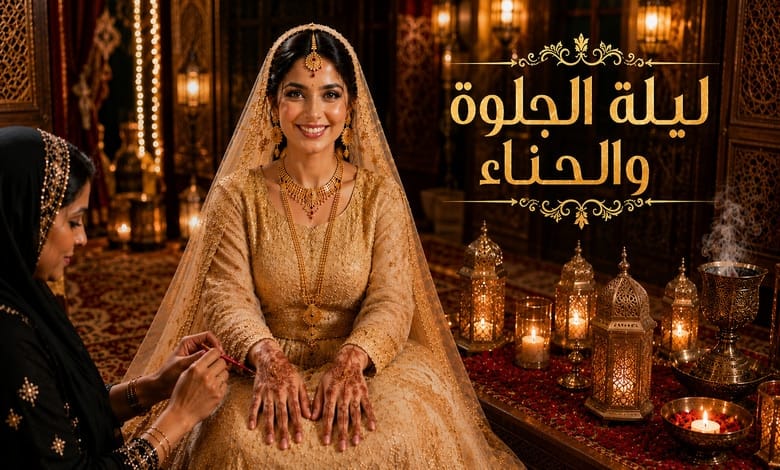 طقوس ليلة الجلوة والحناء في الخليج العربي طقوس ليلة الجلوة والحناء في الخليج العربي