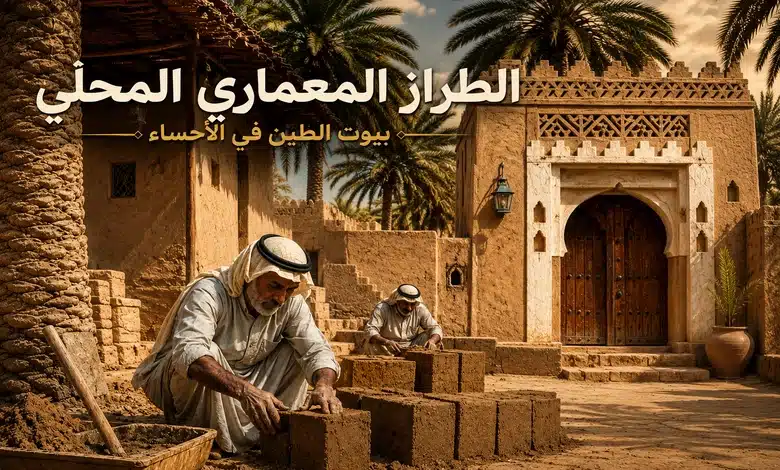 عمارة بيوت الطين في واحة الأحساء ونشأة الطراز المعماري المحلي
