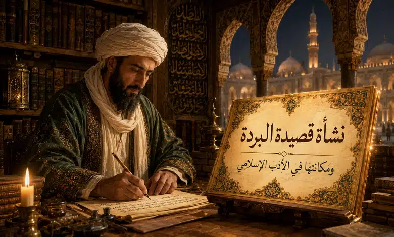 قصيدة البردة للبوصيري: نشأتها ومكانتها في الأدب الإسلامي
