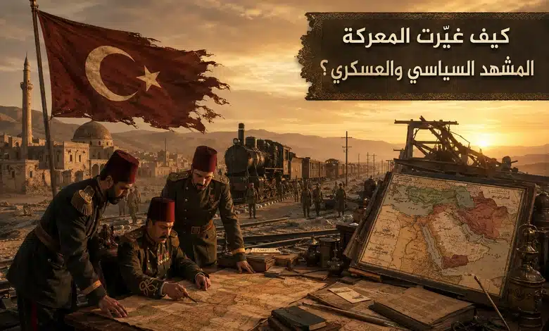 معركة معان وأثرها في نهاية الحكم العثماني الأثر السياسي والعسكري لمعركة معان
