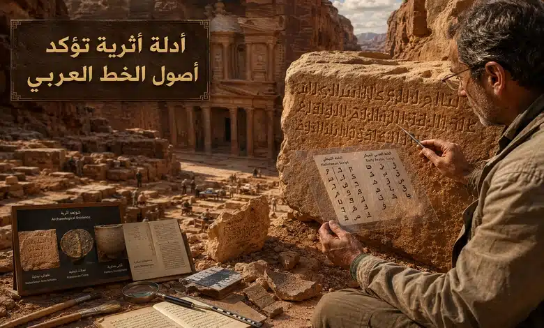 كيف ساهمت النقوش النبطية في تطور الخط العربي؟ الأدلة الأثرية التي تربط النقوش النبطية بالخط العربي