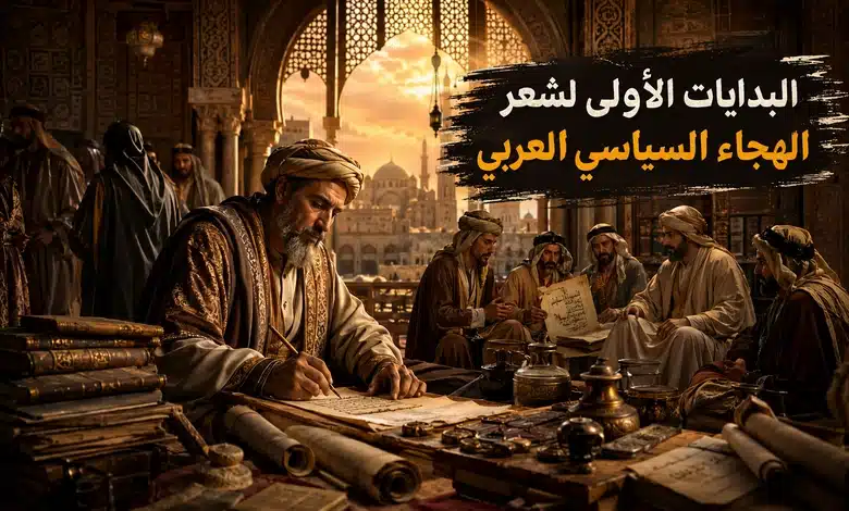 تاريخ شعر الهجاء السياسي في الأدب العربي الجذور التاريخية لشعر الهجاء السياسي في الأدب العربي