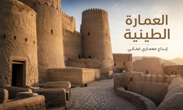 العمارة الطينية في قلعة بهلاء في عمان 