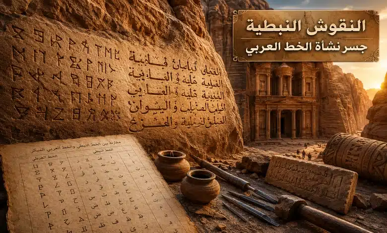 كيف ساهمت النقوش النبطية في تطور الخط العربي؟ النقوش النبطية بوصفها الحلقة المفصلية في نشأة الخط العربي