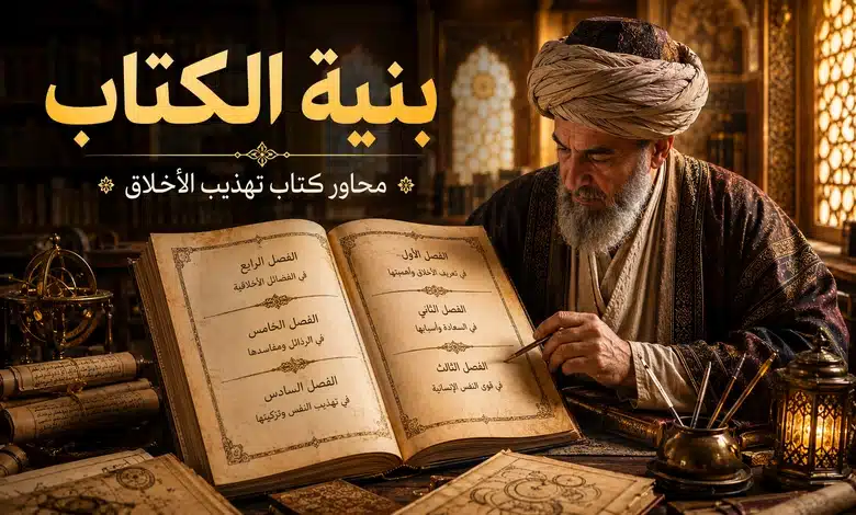قراءة شاملة لكتاب تهذيب الأخلاق لابن مسكويه بنية كتاب تهذيب الأخلاق ومحاوره