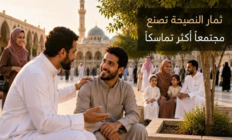 شرح وتفصيل آداب وضوابط النصيحة في الإسلام ثمار النصيحة وأثرها في الفرد والمجتمع