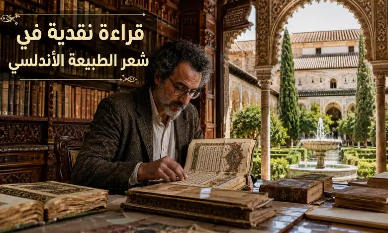 جماليات شعر الطبيعة في الأندلس بين روعة الوصف وجمال الخيال دراسة نقدية لشعر الطبيعة في الأندلس