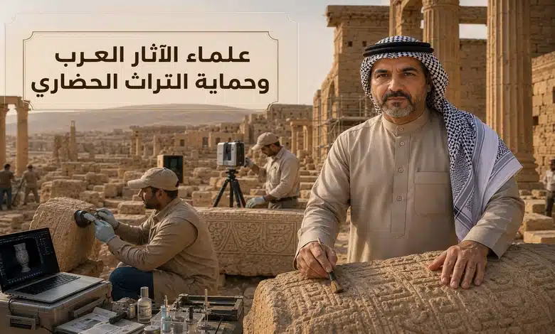 دور علماء الآثار العرب في حماية التراث الحضاري 