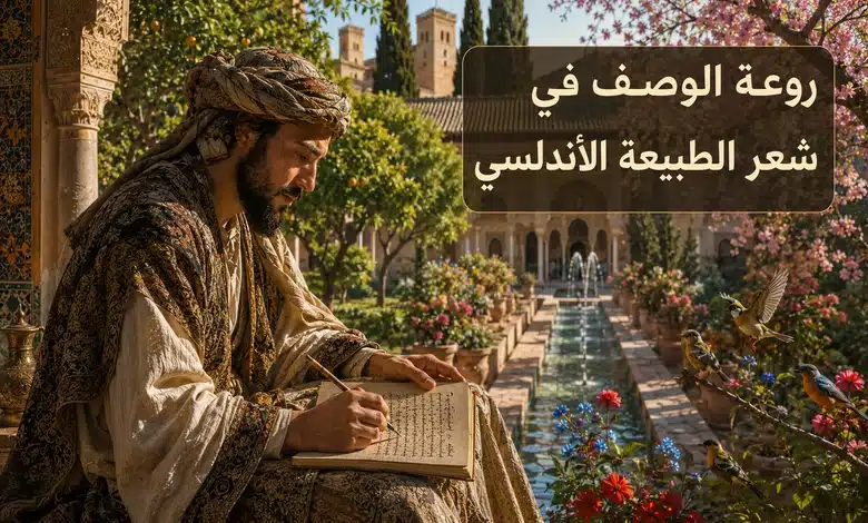 جماليات شعر الطبيعة في الأندلس بين روعة الوصف وجمال الخيال روعة الوصف في شعر الطبيعة الأندلسي