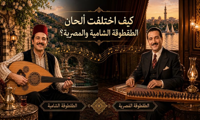 كيف اختلفت ألحان الطقطوقة الشامية عن الطقطوقة المصرية؟ كيف اختلفت ألحان الطقطوقة الشامية عن الطقطوقة المصرية؟