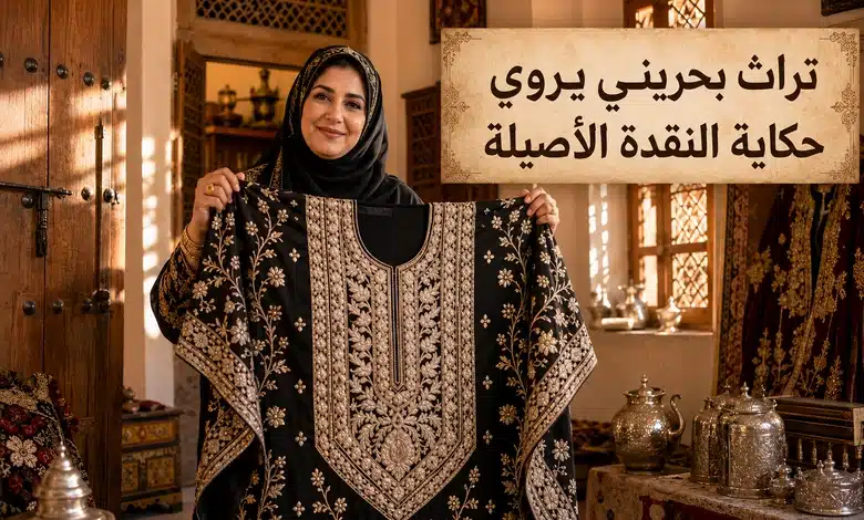 فن النقدة البحرينية وأسرار تطريز خيوط الفضة الصافية على ثياب التور القديمة مدخل إلى فن النقدة البحرينية وأهميته في التراث الثقافي