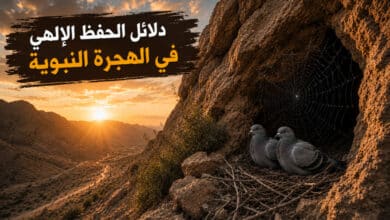 معجزة العنكبوت والحمام في هجرة النبي ﷺ معجزة العنكبوت والحمام في هجرة النبي ﷺ