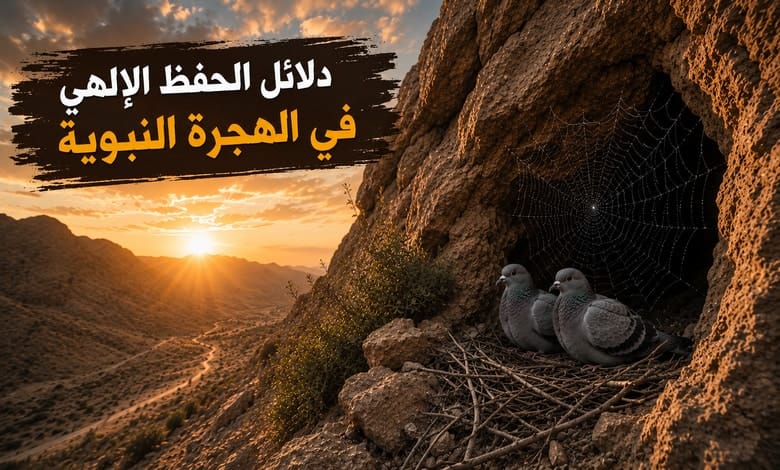معجزة العنكبوت والحمام في هجرة النبي ﷺ معجزة العنكبوت والحمام في هجرة النبي ﷺ