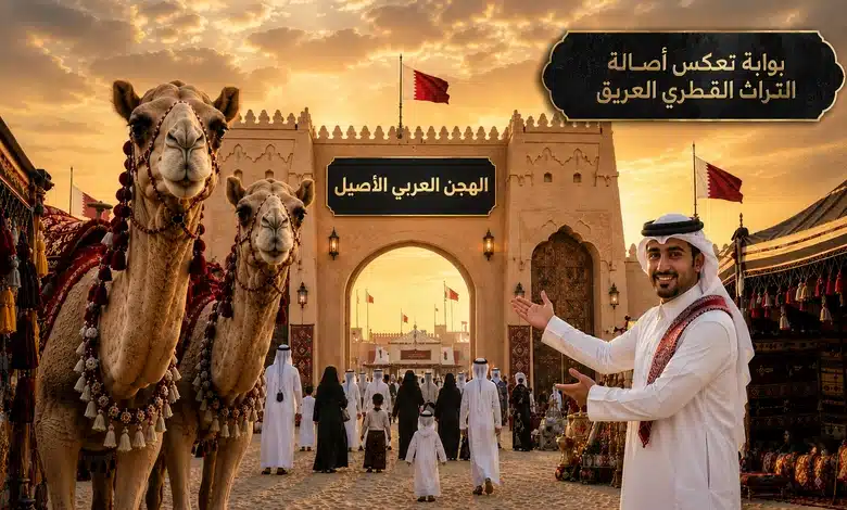 مهرجان ختامي الشحانية للهجن في قطر حيث تجتمع عراقة الموروث بالإثارة مهرجان ختامي الشحانية للهجن بوابة التراث القطري الأصيل