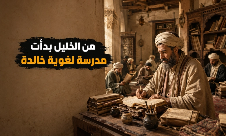 إسهامات الخليل بن أحمد الفراهيدي في اللغة العربية أثر الخليل بن أحمد الفراهيدي في تاريخ الدراسات اللغوية