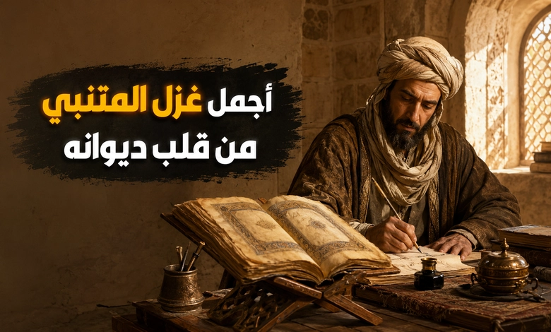 أجمل أبيات شعر المتنبي في الحب والغزل التي لا يعرفها الكثيرون أجمل قصائد المتنبي الغزلية ومختارات الحب من ديوانه