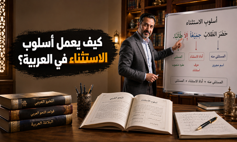 أسلوب الاستثناء في اللغة العربية وأدواته أسلوب الاستثناء في اللغة العربية وأدواته