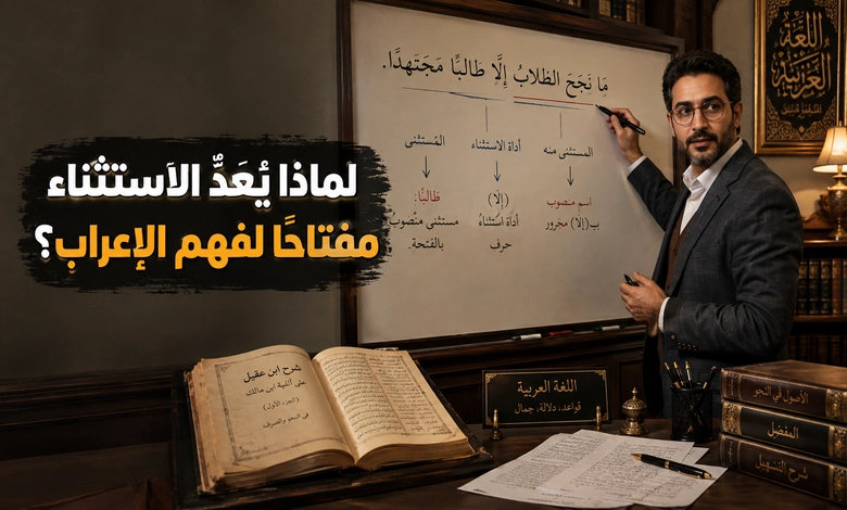 أسلوب الاستثناء في اللغة العربية وأدواته أسلوب الاستثناء في اللغة العربية وأهميته في النحو