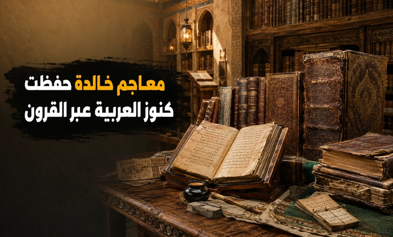 تاريخ نشأة المعاجم العربية وأشهر أنواعها أشهر معاجم اللغة العربية في التراث