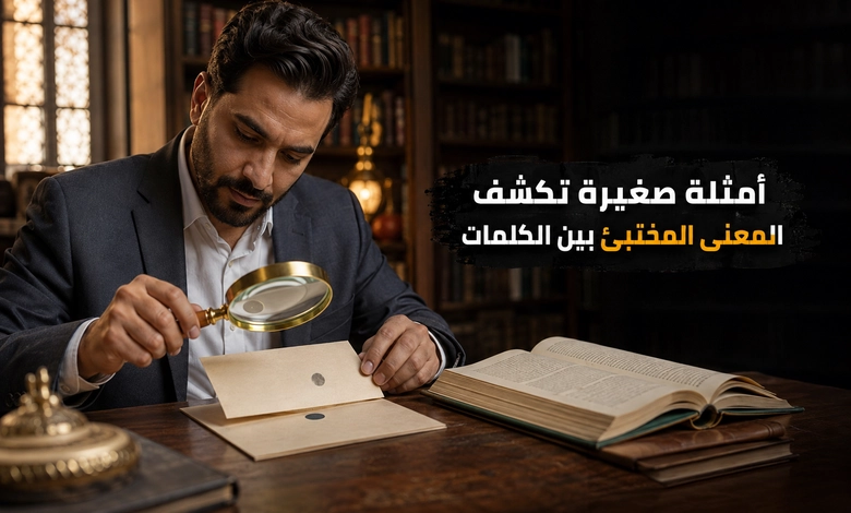 التورية في اللغة العربية فن إخفاء المعنى وراء الكلمات أمثلة على التورية تكشف أسرار المعنى الخفي