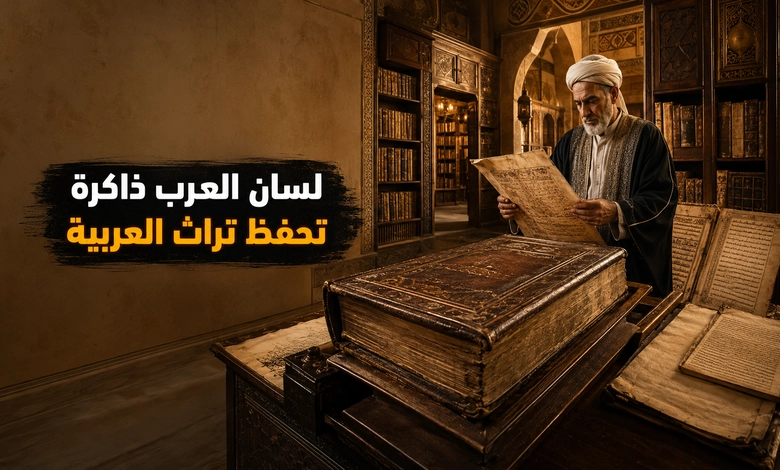 معجم لسان العرب لابن منظور صرح لغوي جمع تراث العربية وحفظ كنوزها أهمية معجم لسان العرب في حفظ التراث اللغوي العربي