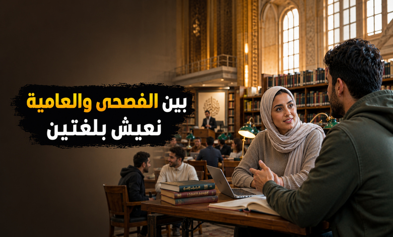 ازدواجية اللغة في المجتمع العربي الفصحى والعامية ازدواجية اللغة في المجتمع العربي الفصحى والعامية