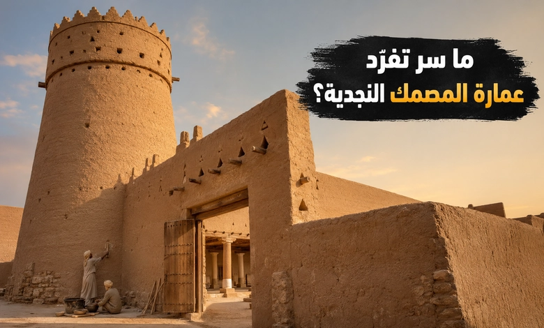 قصة بناء قصر المصمك بالرياض ودوره في تاريخ المملكة العمارة النجدية في تصميم قصر المصمك