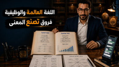 الفرق بين اللغة العالمة واللغة الوظيفية الفرق بين اللغة العالمة واللغة الوظيفية