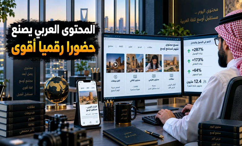 واقع اللغة العربية في العصر الرقمي ومواقع التواصل المحتوى العربي الرقمي ودوره في تعزيز حضور اللغة العربية