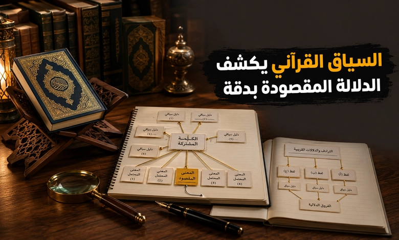 ما الفرق بين المشترك اللفظي والترادف في اللغة العربية؟ المشترك اللفظي والترادف في القرآن الكريم ودور السياق في تحديد الدلالة