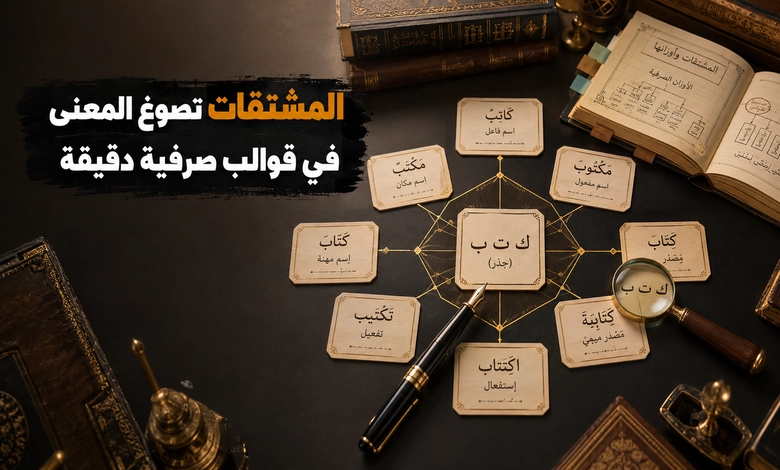 المشتقات في اللغة العربية وصيغها الصرفية