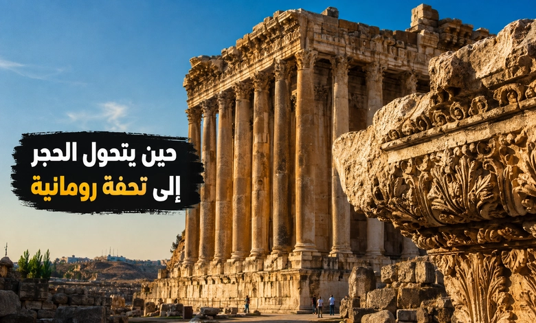 بعلبك اللبنانية أعظم المعابد الرومانية في الشرق الأوسط المعابد الرومانية في بعلبك وتحفها المعمارية